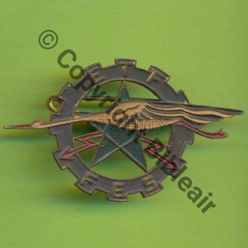 3216.EMGA  ECOLE TRANS FIL FES Peint  SM Bol fenetre Dos lisse CIG Chair Etoile vert fonce Src.Y.GENTY 42Eur(x4) 